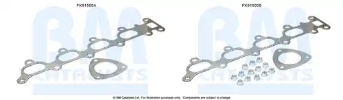 Монтажен комплект, изпускателна система BM CATALYSTS FK91500