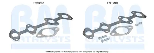 Монтажен комплект, изпускателна система BM CATALYSTS FK91515