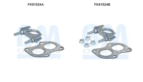 Монтажен комплект, изпускателна система BM CATALYSTS FK91524