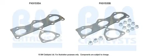 Монтажен комплект, изпускателна система BM CATALYSTS FK91535