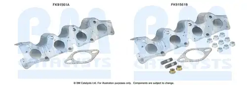 Монтажен комплект, изпускателна система BM CATALYSTS FK91561