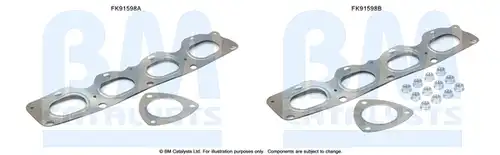 Монтажен комплект, изпускателна система BM CATALYSTS FK91598