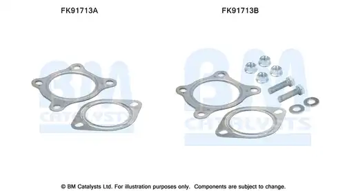 Монтажен комплект, изпускателна система BM CATALYSTS FK91713