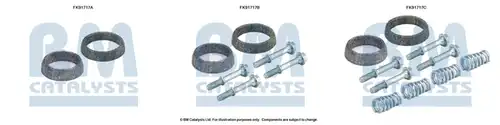 Монтажен комплект, изпускателна система BM CATALYSTS FK91717
