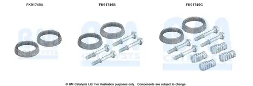 Монтажен комплект, изпускателна система BM CATALYSTS FK91749