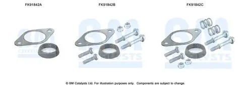 Монтажен комплект, изпускателна система BM CATALYSTS FK91842