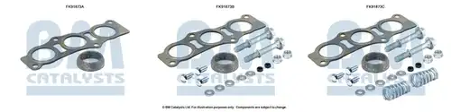 Монтажен комплект, изпускателна система BM CATALYSTS FK91873