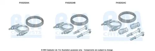 Монтажен комплект, изпускателна система BM CATALYSTS FK92024