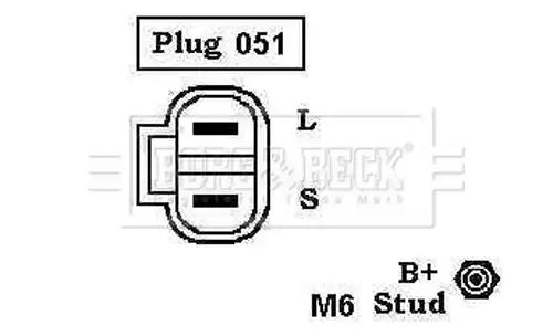 генератор BORG & BECK BBA2968