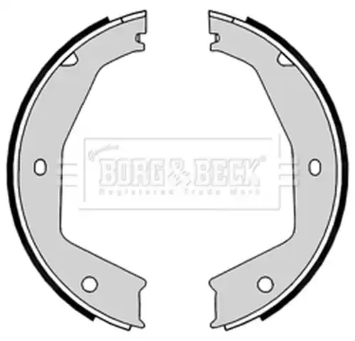 комплект спирачна челюст, ръчна спирачка BORG & BECK BBS6441