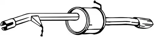 крайно гърне BOSAL 135-111