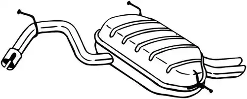 крайно гърне BOSAL 220-677