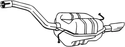 крайно гърне BOSAL 233-205