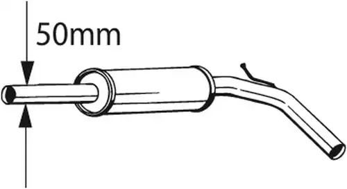 средно гърне BOSAL 233-391