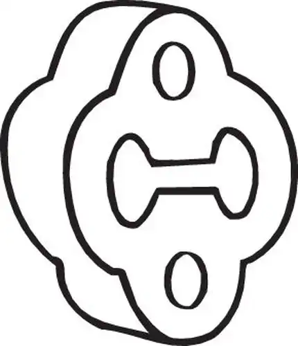 гумена лента, изпускателна система BOSAL 255-170