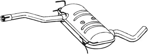 средно гърне BOSAL 278-547
