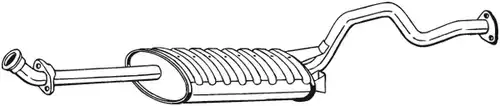 средно гърне BOSAL 282-891