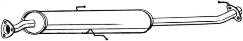 средно гърне BOSAL 285-281