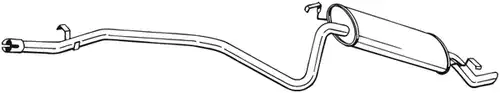 крайно гърне BOSAL 287-145