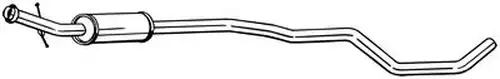 средно гърне BOSAL 288-255