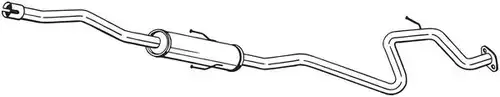 средно гърне BOSAL 290-131