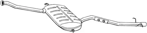 средно гърне BOSAL 291-119