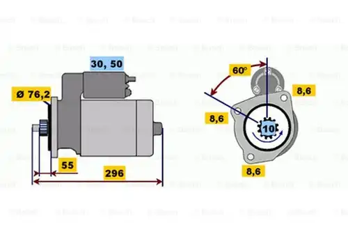 стартер BOSCH 0 001 218 116
