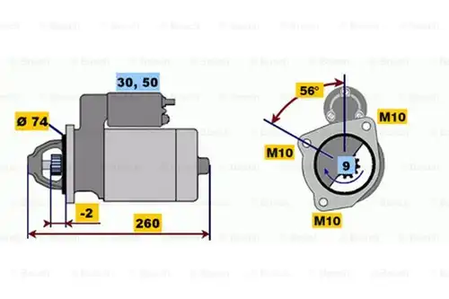 стартер BOSCH 0 001 218 157
