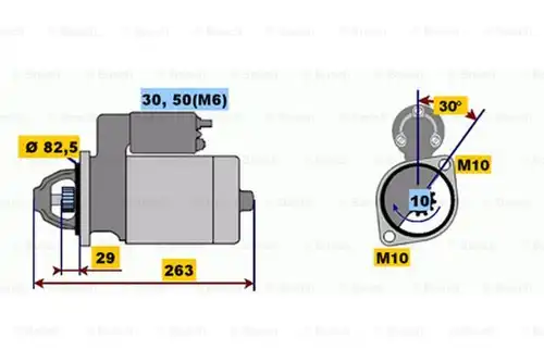 стартер BOSCH 0 001 218 162