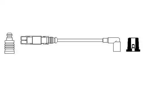 запалителен кабел BOSCH 0 356 912 998