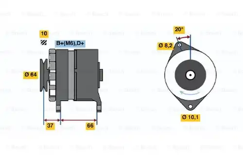 генератор BOSCH 0 986 033 970