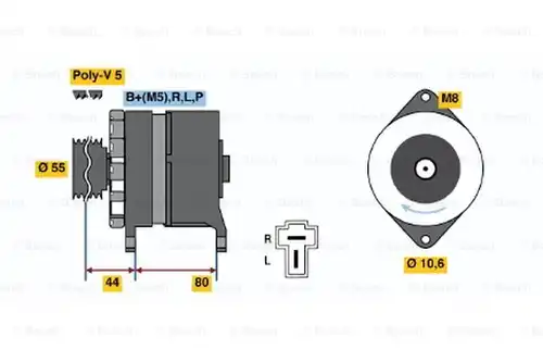 генератор BOSCH 0 986 034 291