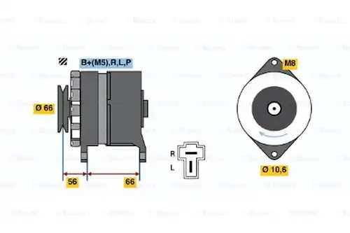 генератор BOSCH 0 986 036 341