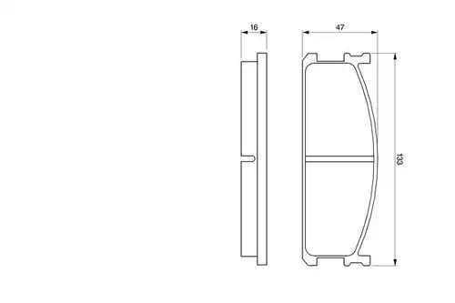 накладки BOSCH 0 986 424 157