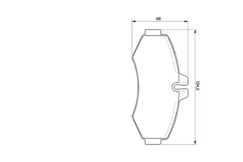 накладки BOSCH 0 986 424 476