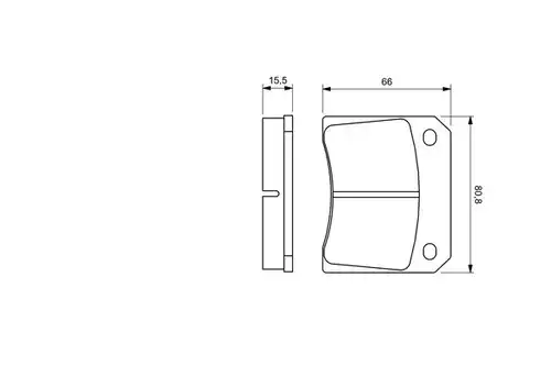 накладки BOSCH 0 986 424 685