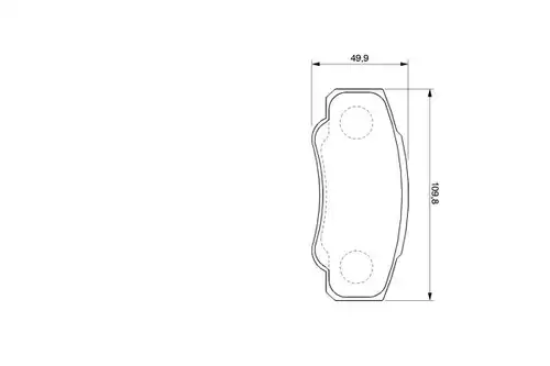 накладки BOSCH 0 986 424 704