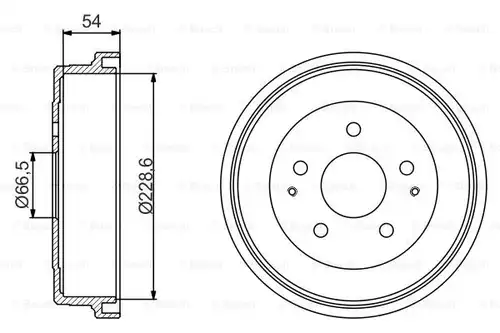 спирачен барабан BOSCH 0 986 477 230