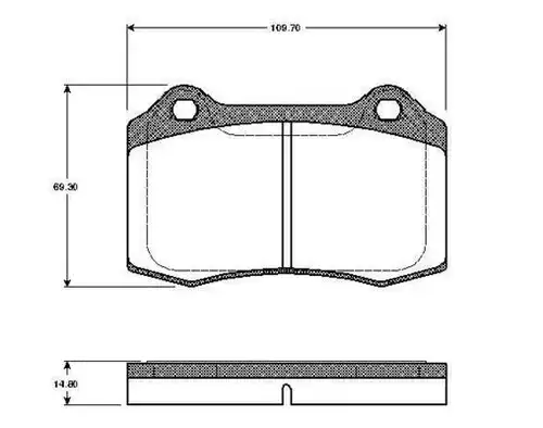 накладки BOSCH 0 986 TB2 244