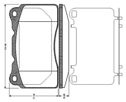 накладки BOSCH 0 986 TB2 770