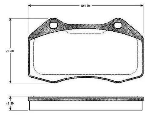 накладки BOSCH 0 986 TB2 885