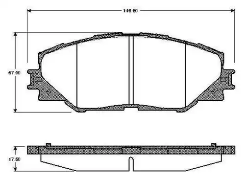 накладки BOSCH 0 986 TB2 942