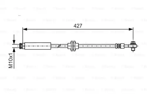 спирачен маркуч BOSCH 1 987 481 A47