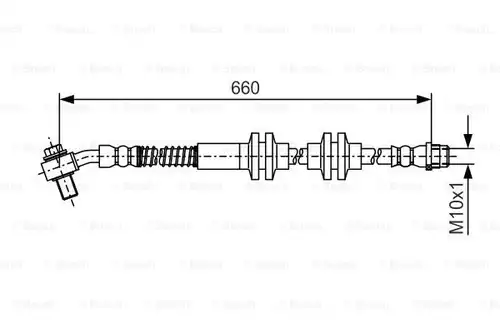 спирачен маркуч BOSCH 1 987 481 A48