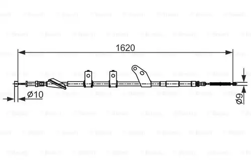 жило за ръчна спирачка BOSCH 1 987 482 575