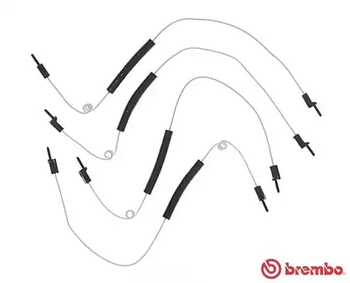 предупредителен контактен сензор, износване на накладките BREMBO A 00 363