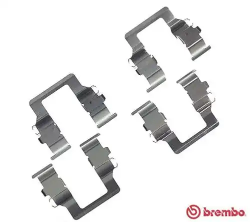 комплект принадлежности, дискови накладки BREMBO A 02 201