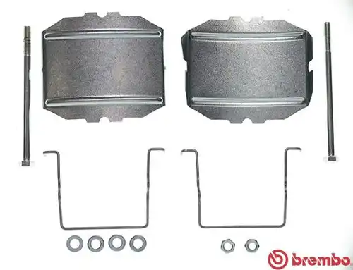 комплект принадлежности, дискови накладки BREMBO A 02 232