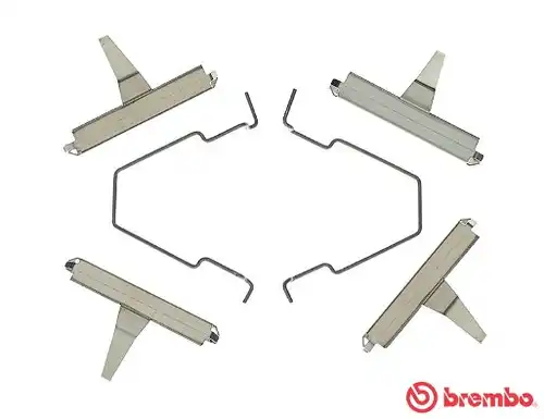 комплект принадлежности, дискови накладки BREMBO A 02 243