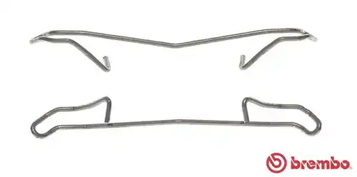 комплект принадлежности, спирачен апарат BREMBO A 02 245